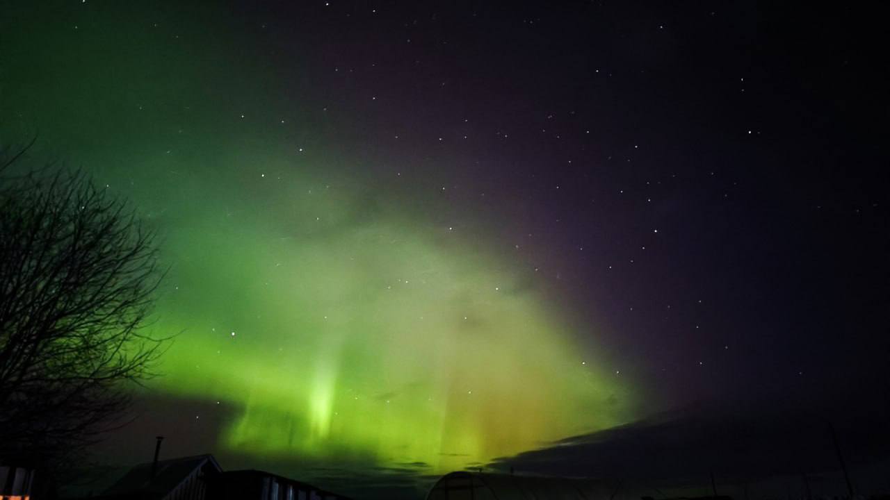 Проспали! В Удмуртии сегодня ночью можно было полюбоваться северным сиянием Проспали! В Удмуртии сегодня ночью можно было полюбоваться северным сиянием