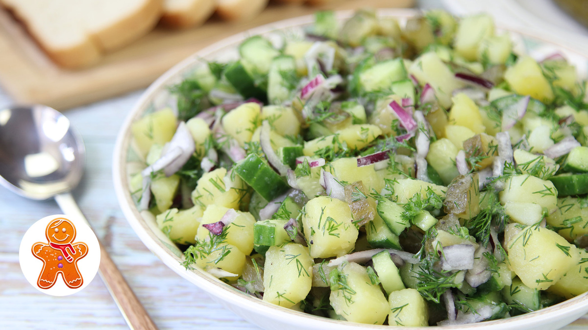 Картофельный салат "Монастырский": вкусно и сытно