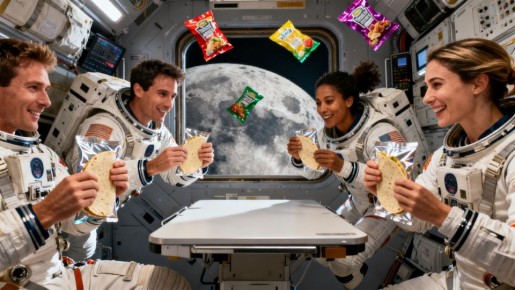 Космические гастрономические приключения: меню Artemis II