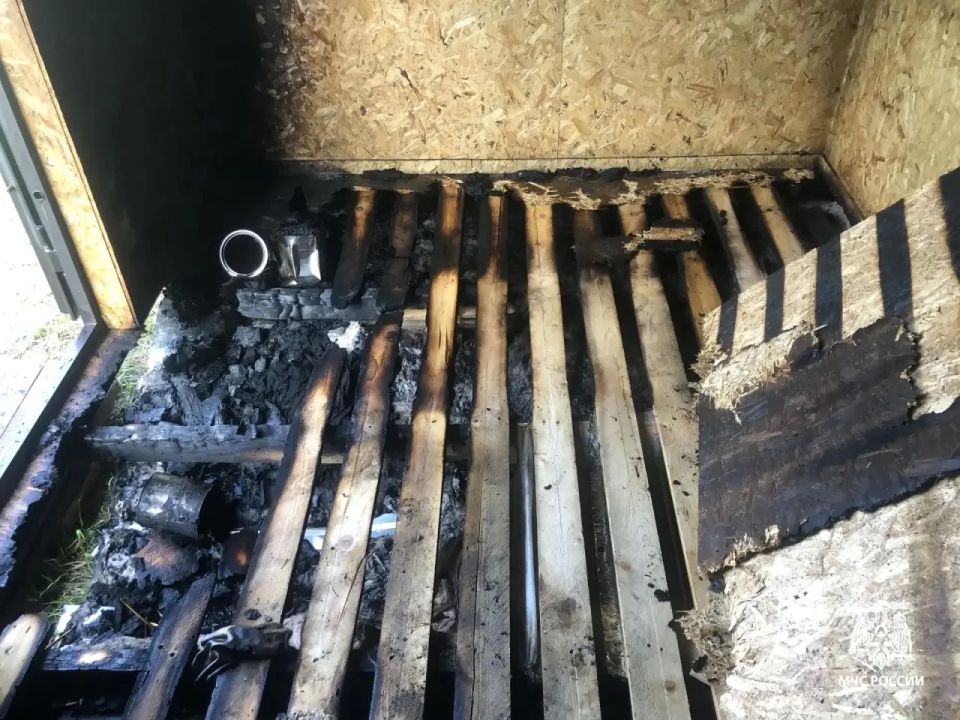 Ветошь с краской устроила пожар в Ижевске