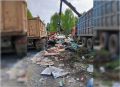 В Октябрьском районе Ижевска для уборки мусора пришлось привлечь ломовозы
