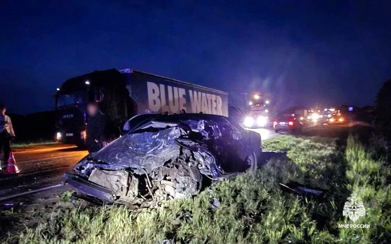 Два легковых автомобиля столкнулись в Сарапульском районе Удмуртии