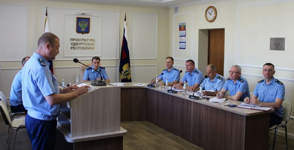 В ПРОКУРАТУРЕ УДМУРТИИ СОСТОЯЛОСЬ ЗАСЕДАНИЕ КОЛЛЕГИИ ПО ВОПРОСАМ ИСПОЛНЕНИЯ ЗАКОНОДАТЕЛЬСТВА В СФЕРЕ ТЕХНОЛОГИЧЕСКОГО ПРИСОЕДИНЕНИЯ К КОММУНАЛЬНЫМ СЕТЯМ