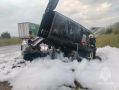 Автомобили загорелись после ДТП на трассе под Ижевском, есть пострадавшие