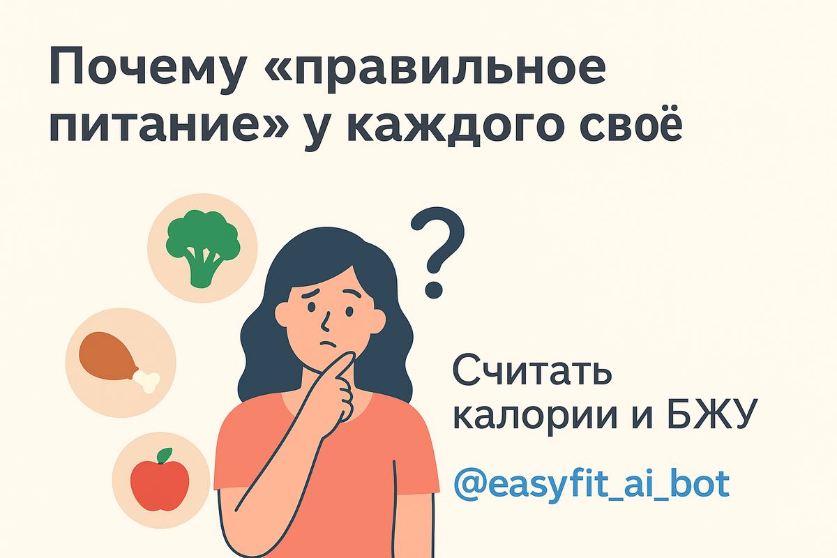 Почему подход к правильному питанию уникален для каждого из нас