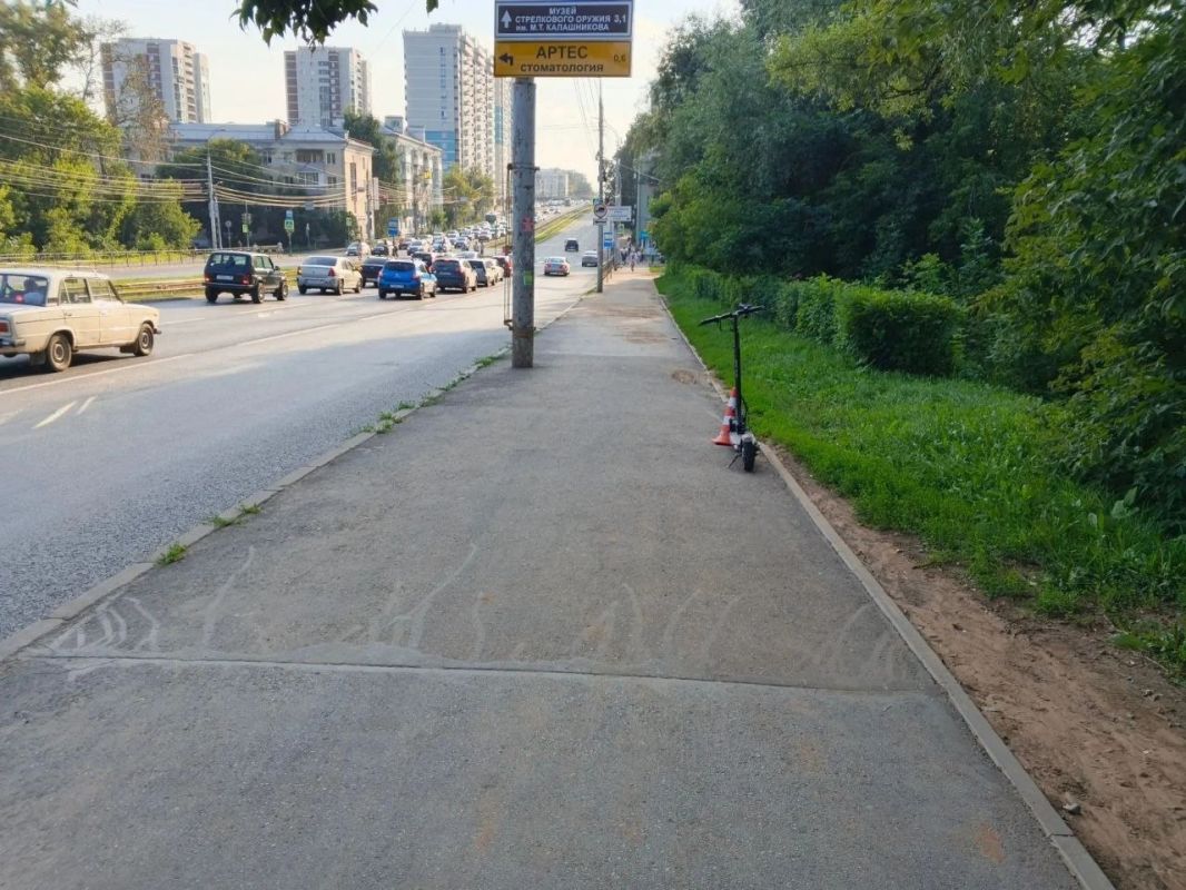 В Ижевске возбудили уголовное дело после наезда электросамокатчика на женщину