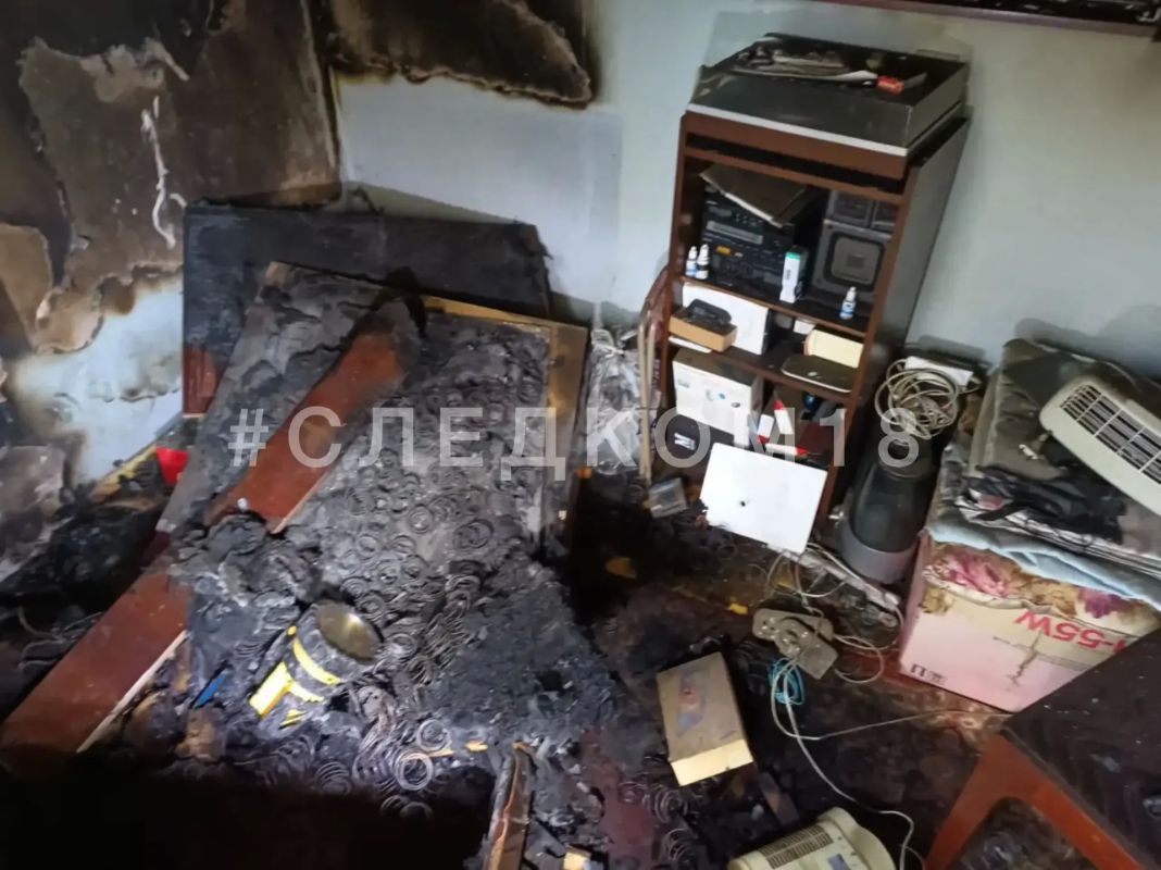 В Ижевске по факту гибели мужчины и женщины на пожаре организовано проведение доследственной проверки