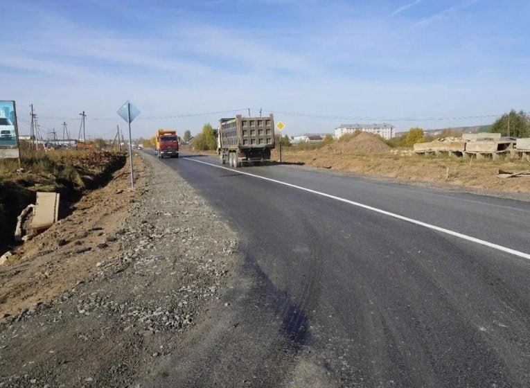 Капремонт участка дороги до деревни Пирогово завершили в предместье Ижевска, сообщает пресс-служба главы и правительства республики