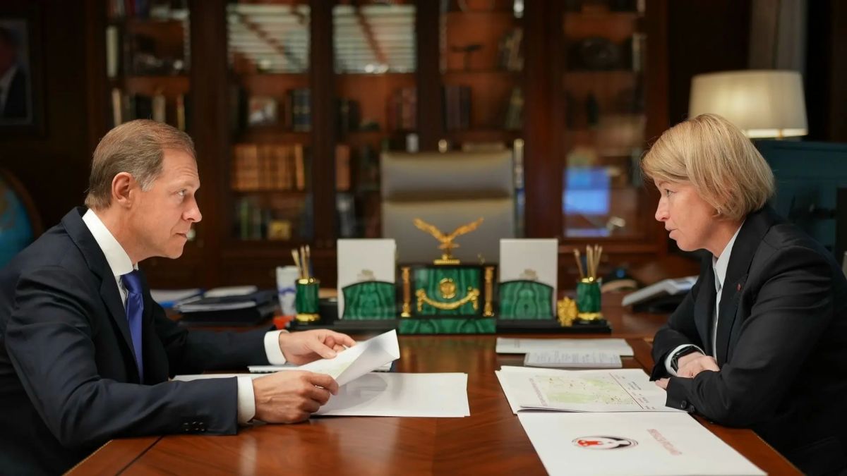 Денис Мантуров и Ольга Абрамова обсудили развитие промышленности Удмуртии, сообщили в пресс-службе главы и правительства региона